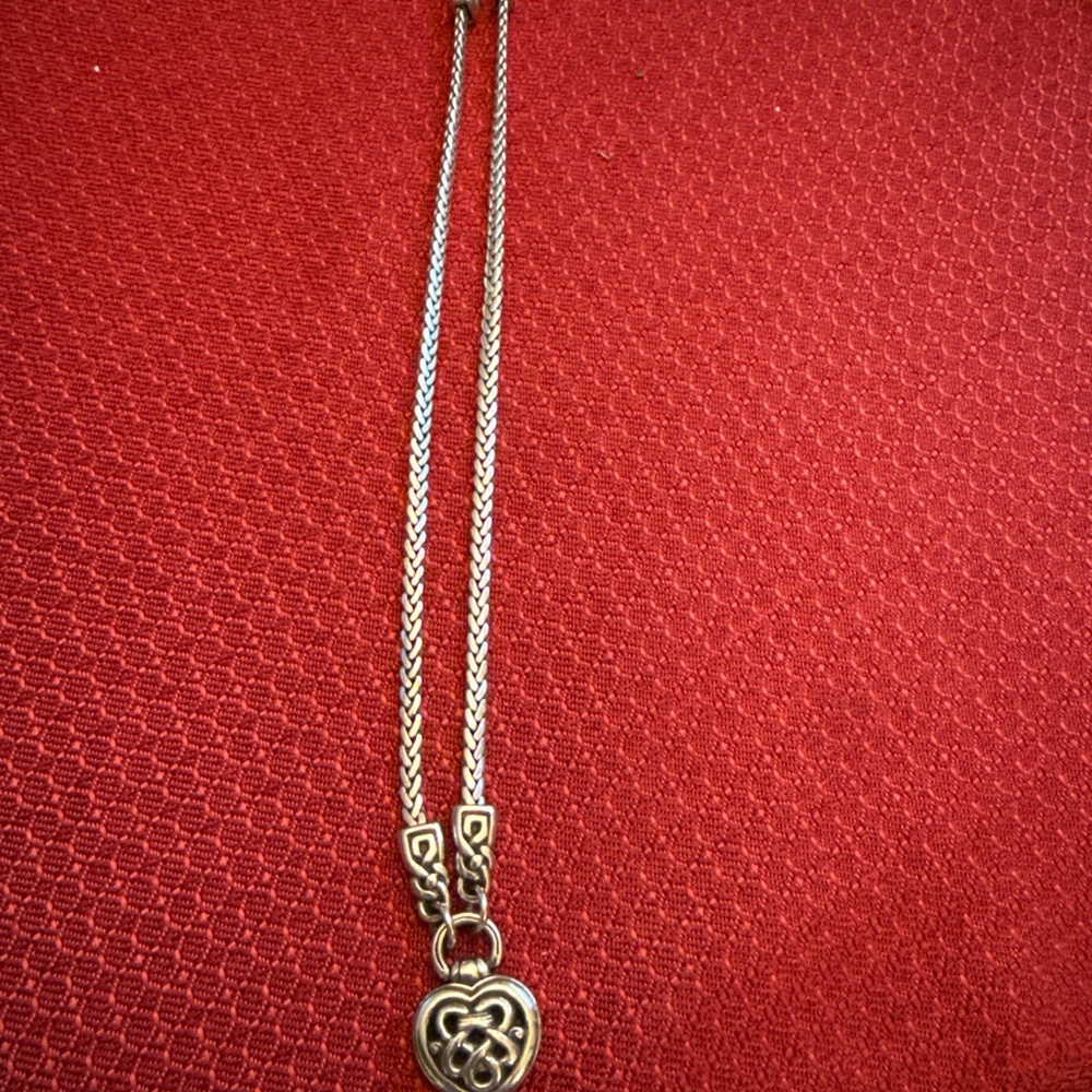 Brighton Silver Heart Pendant Necklace